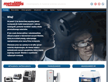 Tablet Screenshot of metalogis.com